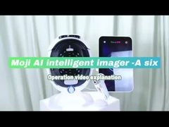 Salon kecantikan Mesin Tes Kulit Wajah Penuh Dengan Dukungan Multilanguage UV / RGB / PL Light